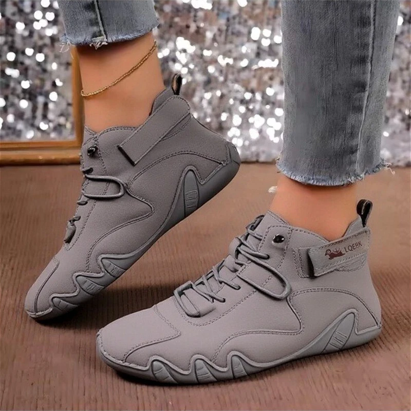 Klassische Schnürschuhe für Damen, Retro-Street-Style, leicht und atmungsaktiv, für den täglichen Gebrauch, langlebige Schuhe für Freizeitschuhe