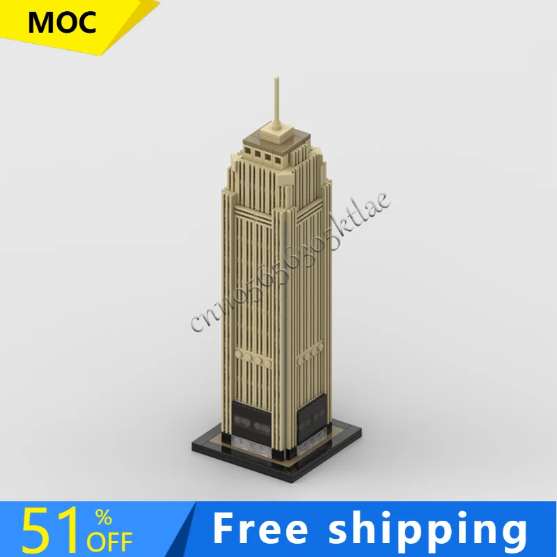 502 PCS Medievale di Lusso Minneapolis Rand Torre Modello Modulare Architettura Building Block Fai Da Te Educazione Assemblaggio Giocattoli Per Bambini Regali