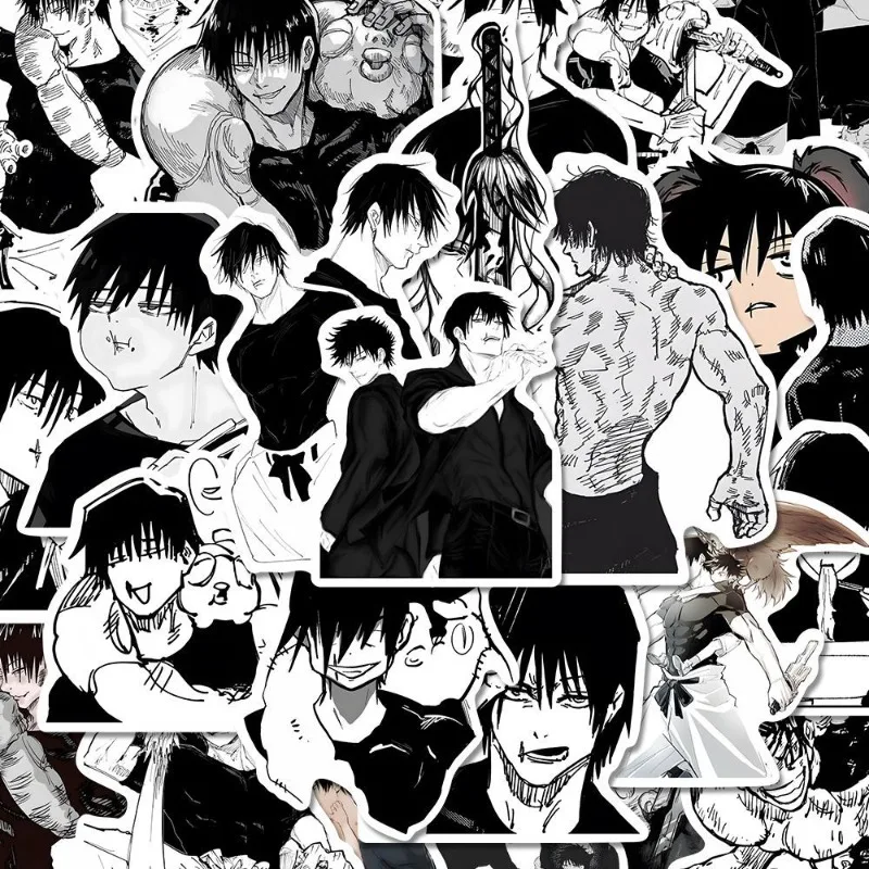 Jujutsu Kaisen Sticker Anime Fushiguro Megumi Stationery Stickers Cartoon Creative Diy Water Proof Student School Supplies Decor