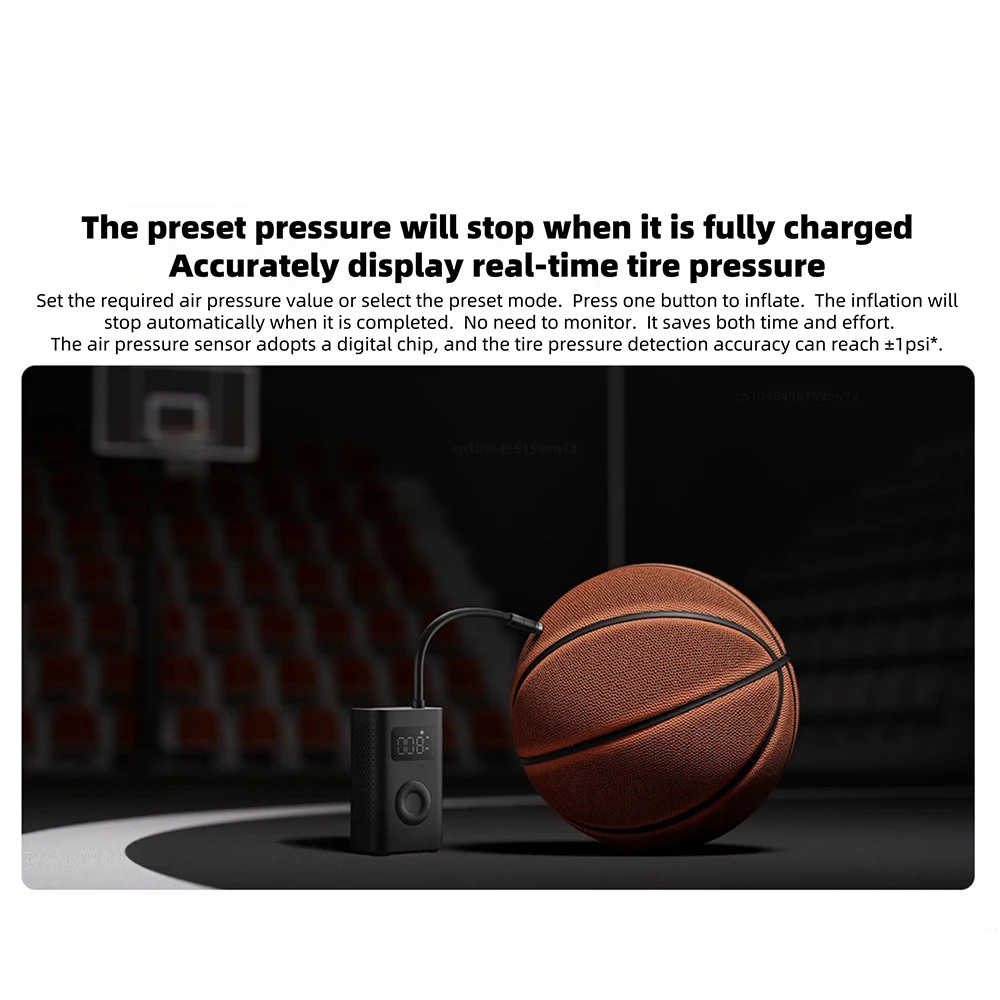 Novo xiaomi mijia inflável tesouro compressor de ar 2d 2000mah portátil inflator bomba de ar 2d para bicicleta carro motocicleta bola-cn