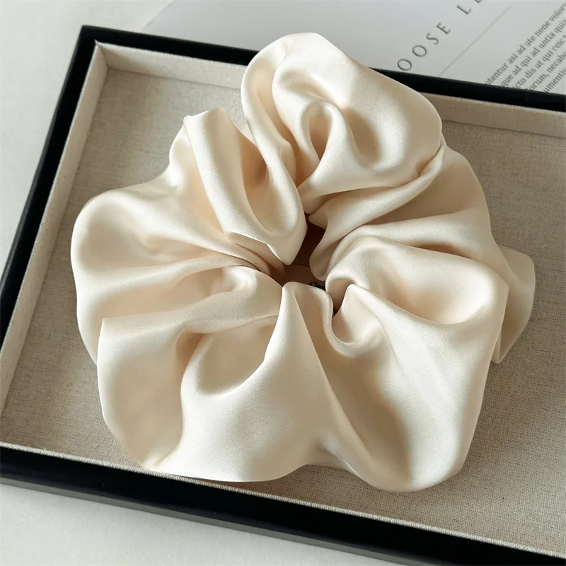 Large pure colour scrunchie