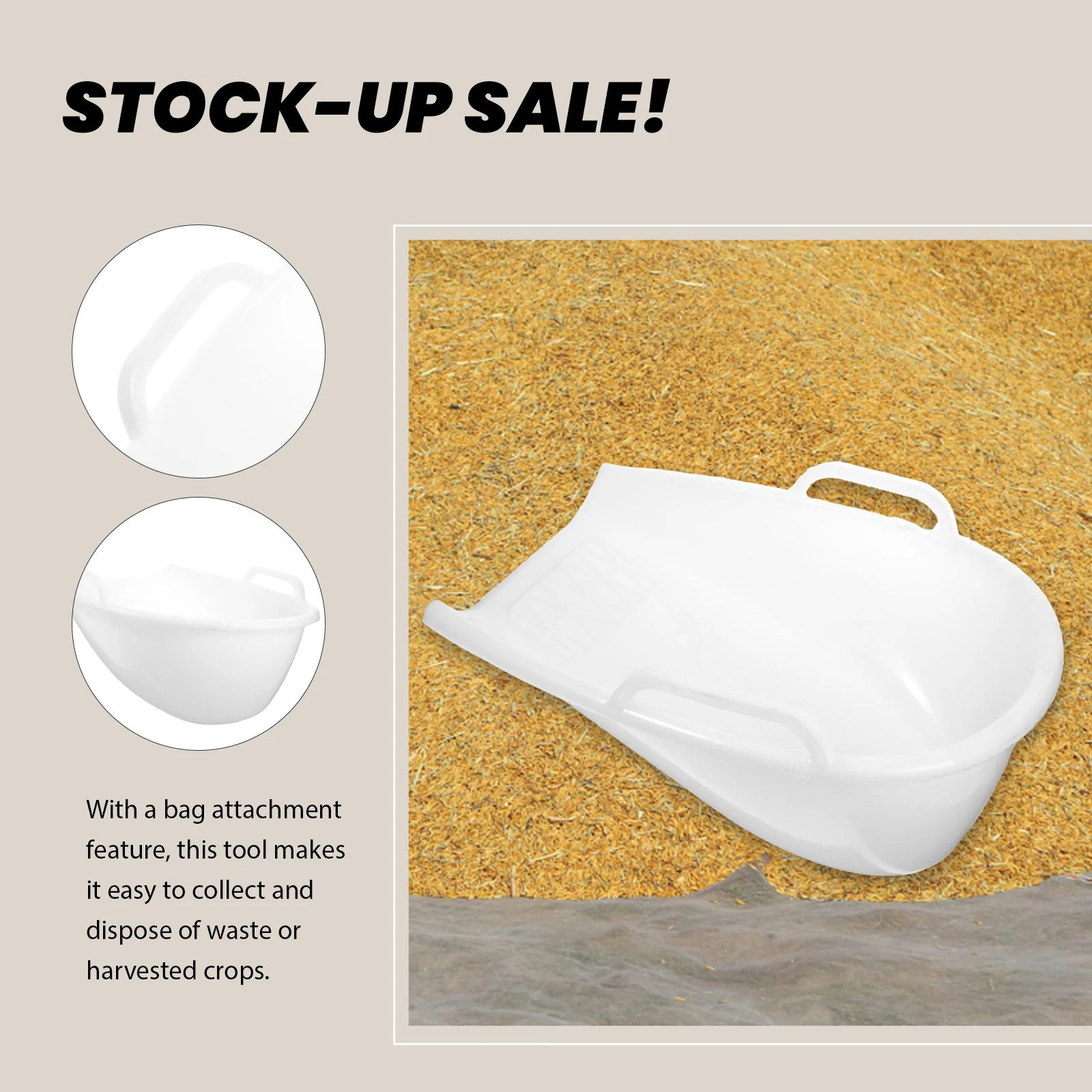 

Plastic Dustpan Thick Material Garbage Sweeper Reusable H held Small Size Grain Collector Container MultiUse Tool