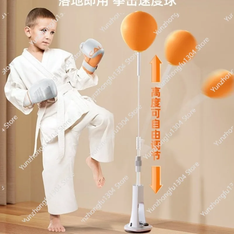 Ballon de réaction pour la boxe. Ballon de vitesse pour enfants à domicile. Entraîneur de boxe pour adultes. Cible de boxe en forme de poire pour sac de sable Ballon rebondissant