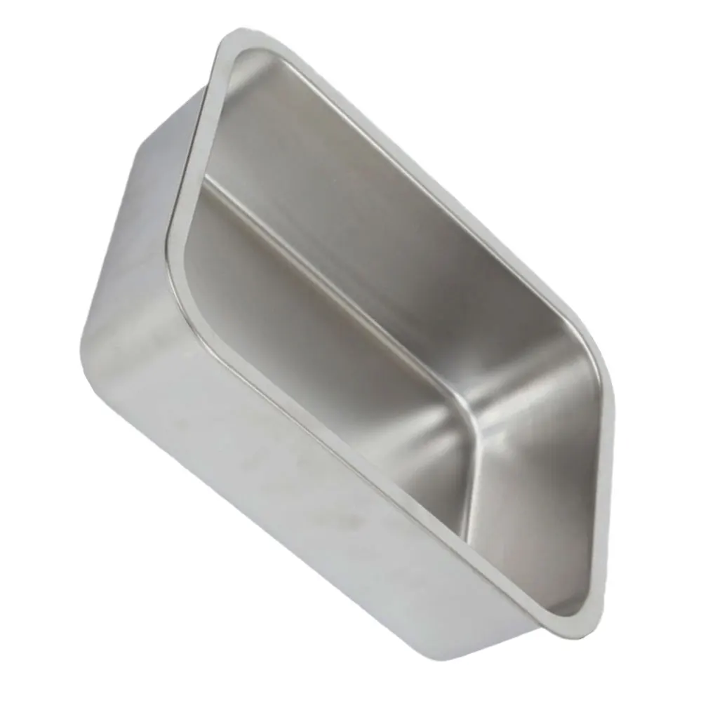 

1pc Stainless Steel Steamed Rice Plate 36x27x7cm AntiRust Rectangle Food Tray Kitchen Supplies Vegetables Plate Storage Dishes