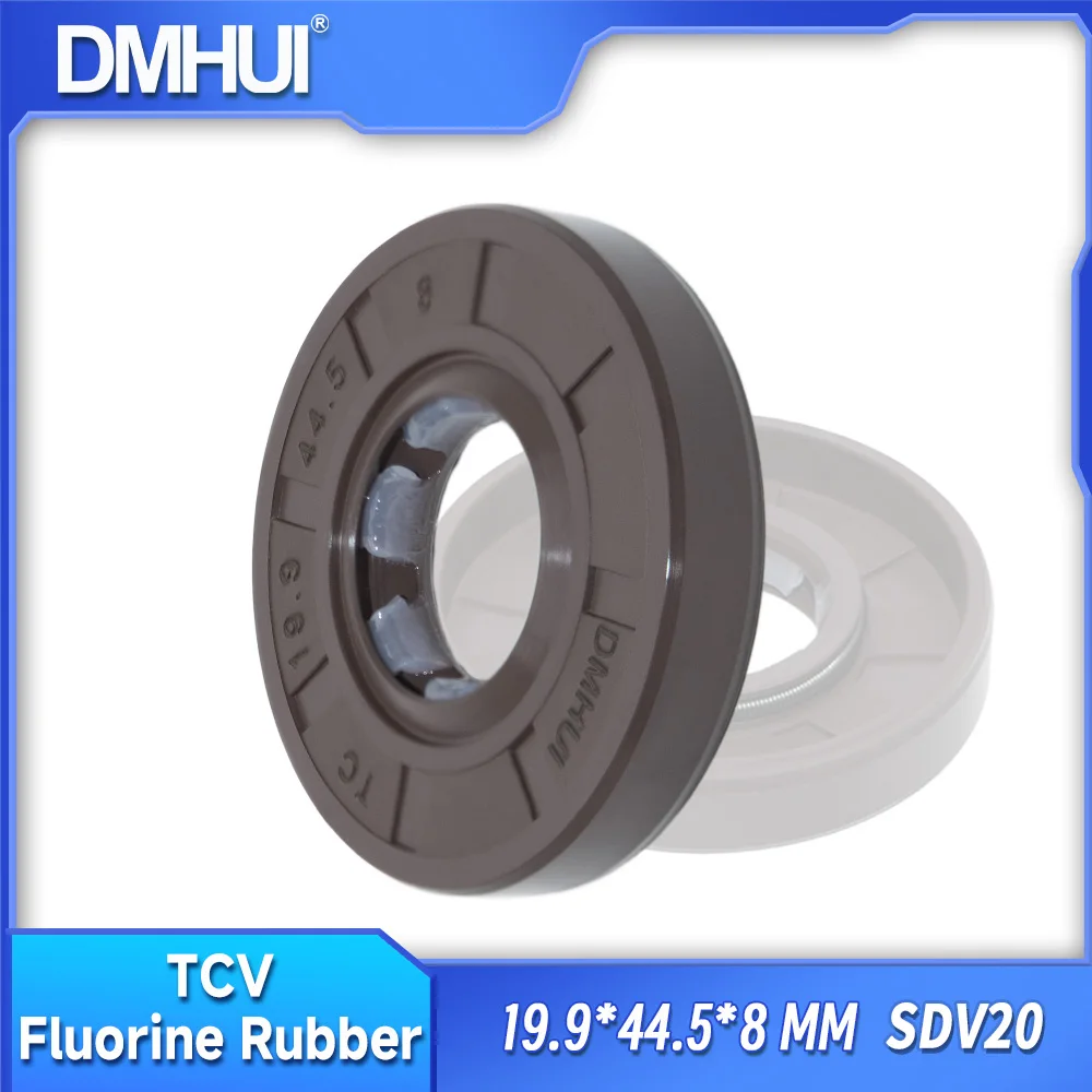 SDV20 Vane Pump Parts Oil Seal 19.9x44.5x8mm FKM ISO 9001 Certified - DMHUI Rotary Shaft Pressure TCV Seal Ring 19.9*44.5*8