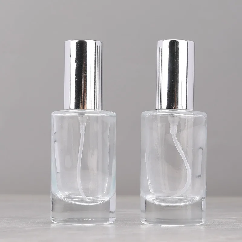 

20pcs 20ML Spray Perfume Bottle Empty Liquid Glass Subpackage Portable Bottles Press Type Vial Wholesale