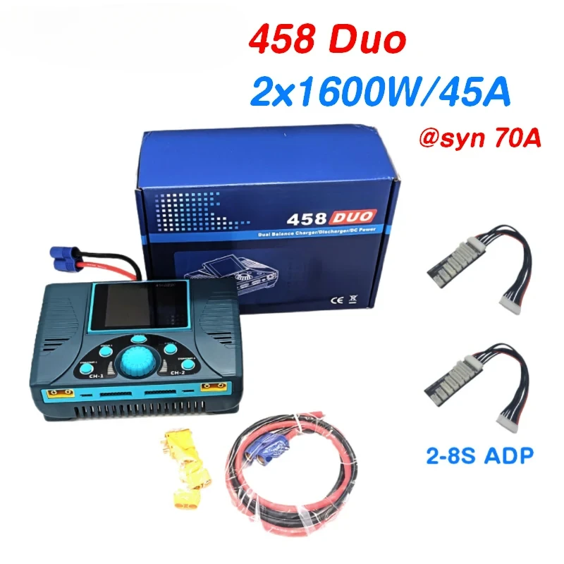 

458 Duo Charger High Current/High Power/Multi-function 2200W/45A/8S