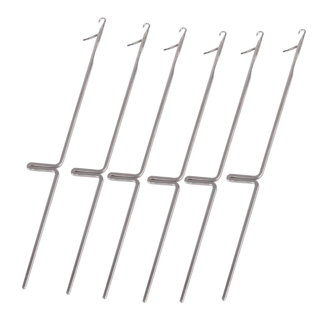 Letaosk 50 Peças Siver Reed Cantor Estúdio Máquina de Tricô Agulha Conjunto de Agulhas de Aço Apto para Sk280 Sk360 Sk580 Sk840
