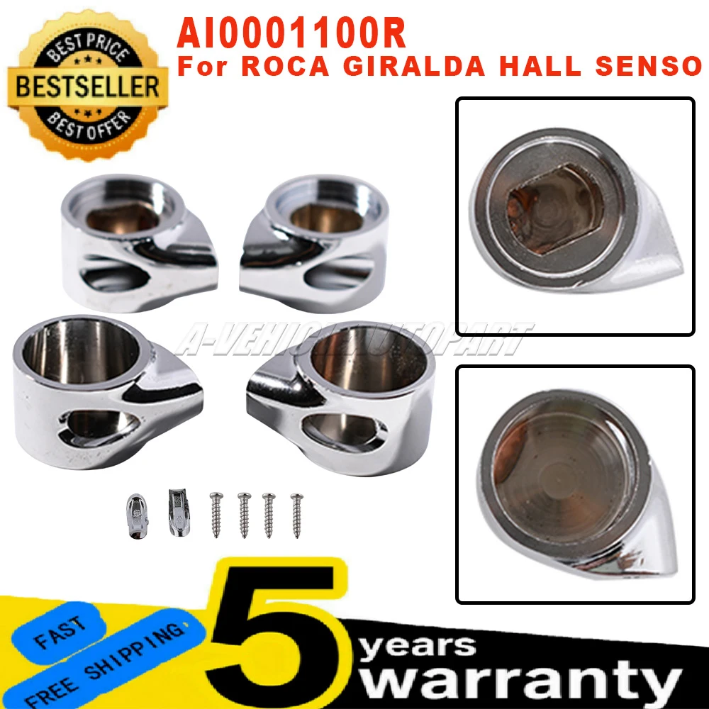

For ROCA GIRALDA HALL SENSO AI0001100R Toilet Seat Soft Close Hinge End Caps Replacement Compatible with Toilet Seat Hinge Only