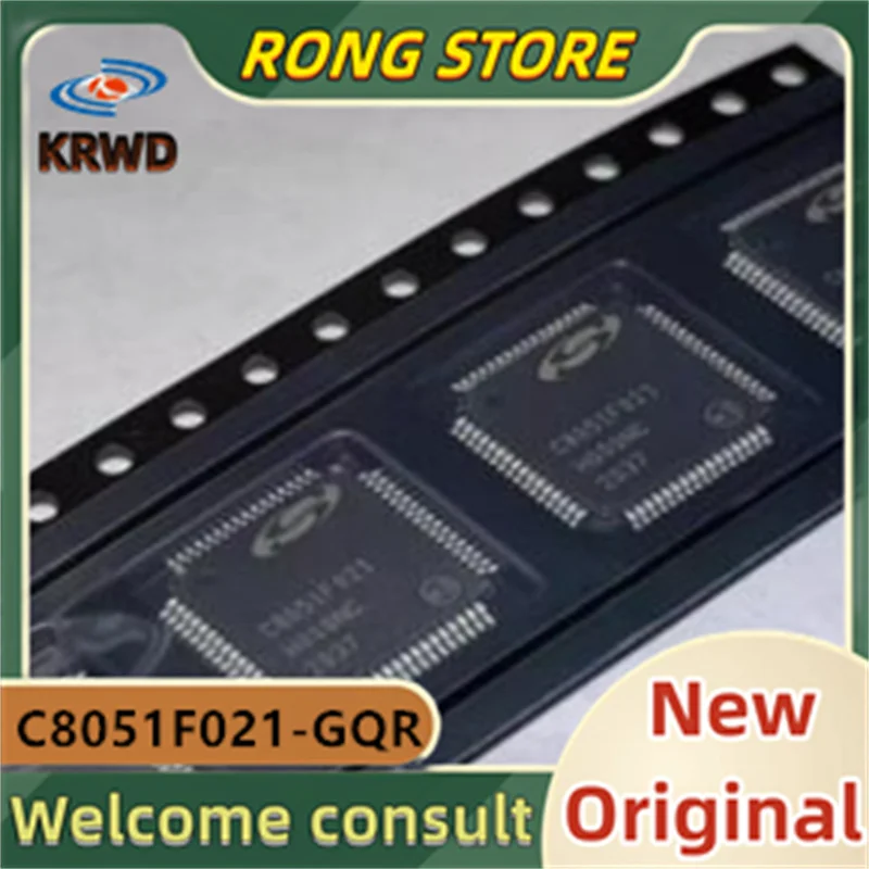 (5PCS)  C8051F021 C8051F021-GQR  TQFP64 New and Original Chip IC