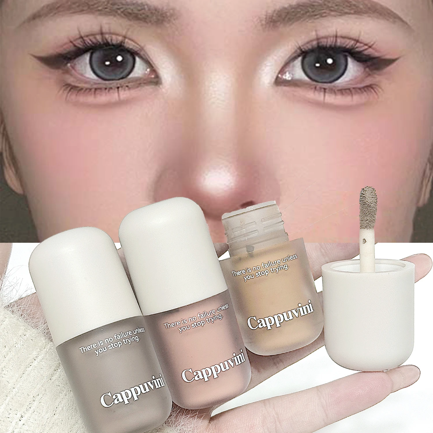 Capsule Matte 3D Contouring Cream Monochrome Natural Three-dimensional Chocolate Brown Nose Shadow & Face Contour Stick Makeup
