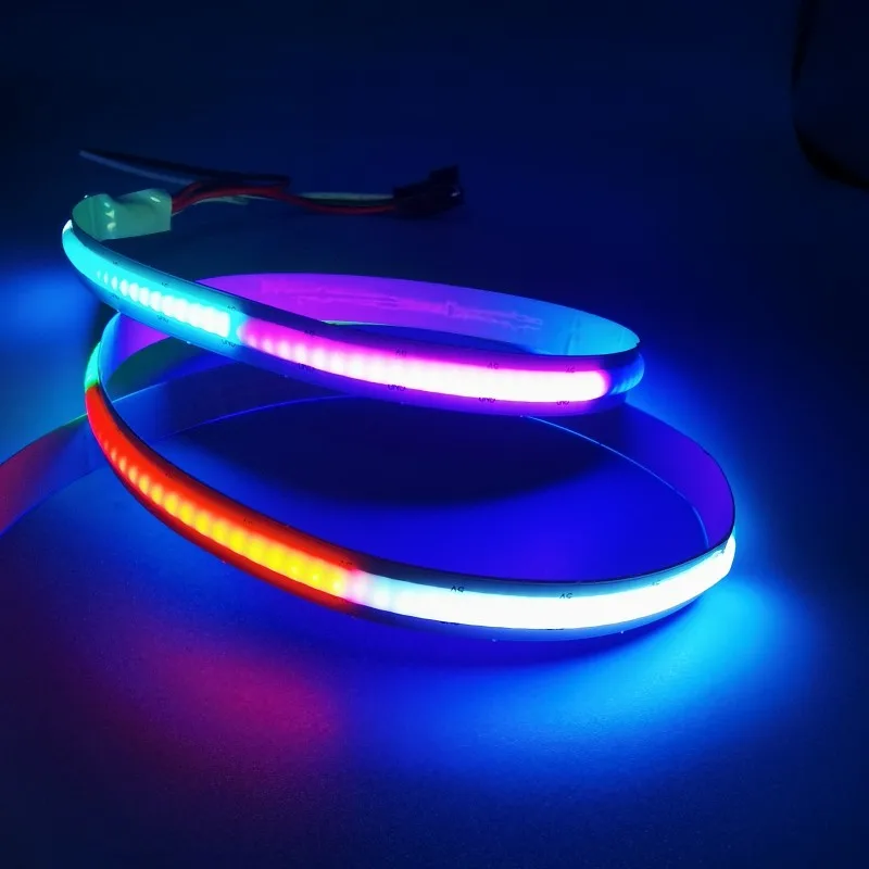 5V COB FOB WS2812B SK6812 332Led RGB Smart Dream Color Magic Digital Addressable Full Color Led Strip High Density Flexible Tape