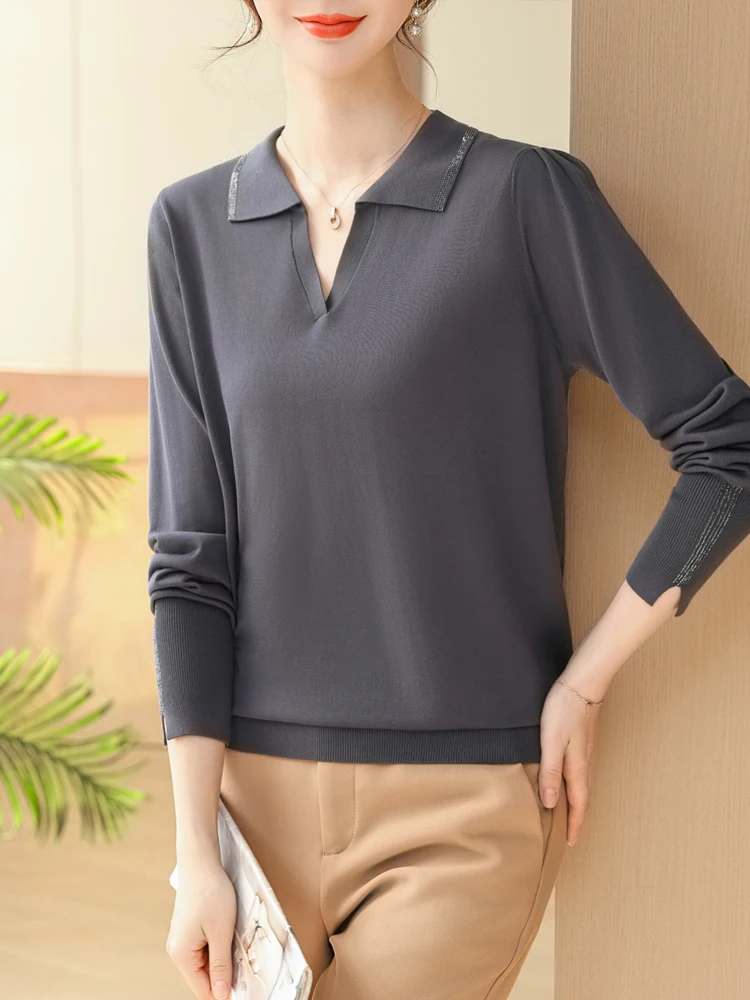 

Sweater Woman 2024 Spring Autumn Korean Fashion Pullover Femme Womens Clothing Long Sleeve Top Sweaters