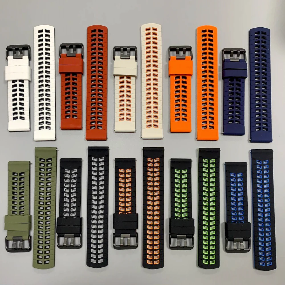 22 مللي متر سيليكون حزام ل كوروس APEX 4 2 برو 42 مللي متر 46 مللي متر تنفس المعصم الفرقة ل كوروس بيس برو 3 الرياضة سوار ذكي اكسسوارات #4