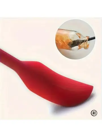 3-Piece Mini Silicone Spatula Set - Heat Resistant, Multiple Sizes for Jar, Bottles and Kitchen