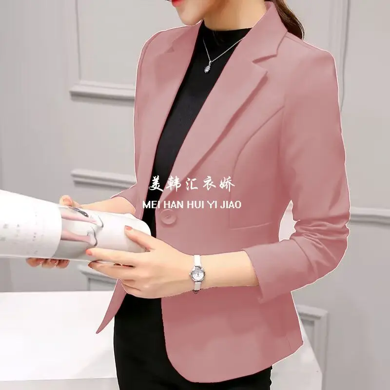 High Quality Blazer Coat Women Spring Autumn Outwear 2027New Fashion Short Suit Female Jacket All-Match Thin Overwear Ladies Top