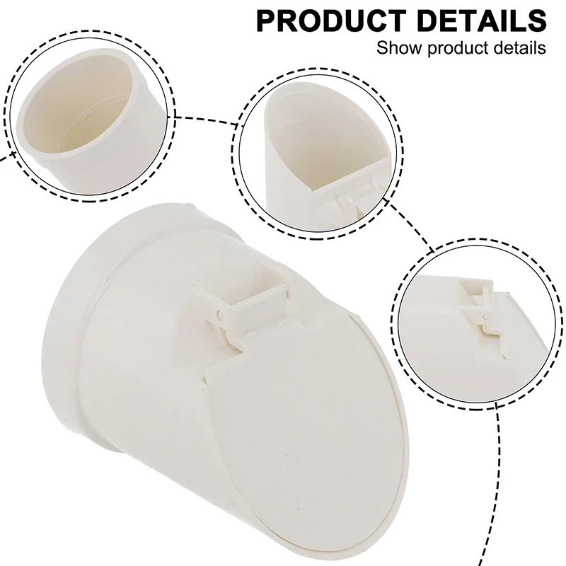 50/75/110/160mm Drain Pipe Floor Drains Sewage Pipe Large Displacement Anti Odor Anti-rat Cover Septic Tank Outdoor Pipe Valve - Detail 1
