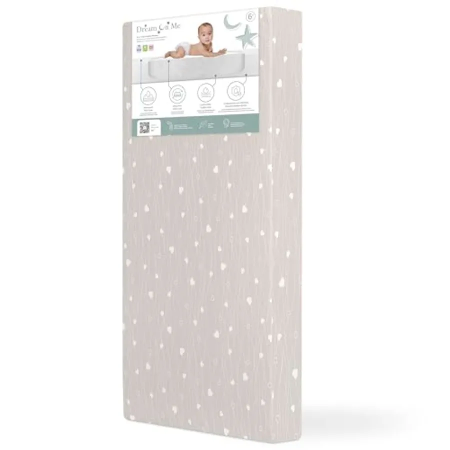 

Modern LoveFull Size Crib and Toddler Mattress Greenguard Gold Environment Safe Baby JPMA Certified Infant Mattress Waterproof