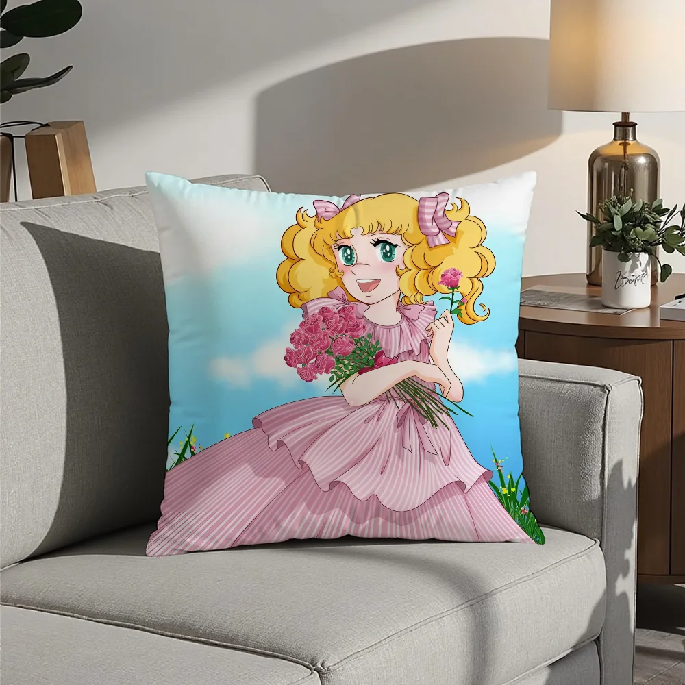 C-Candy Candy Anime Pillow Case Plush Fabric Soft  Pillowcase Double Sided Print Cushion Cover Household Gifts