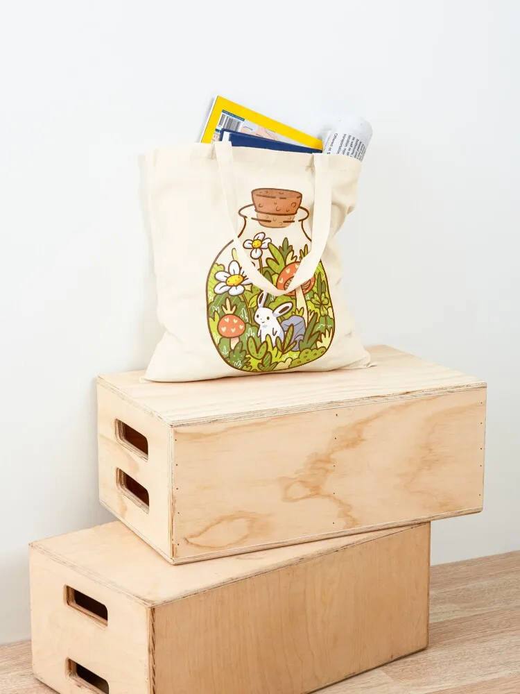 الأرنب في زجاجة حمل حقيبة قماش حقيبة حمل حقيبة الرجال حزمة صديقة للبيئة أكياس التسوق #4