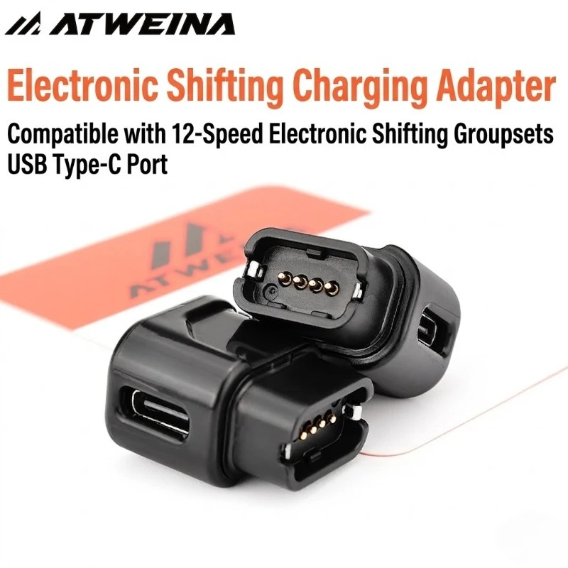 

Compact Portable USB-C Bike Charger Adapter for Shimano 12S Di2 Electronic Derailleur R9200 R8100 R7150 Fast Cycling Accessory