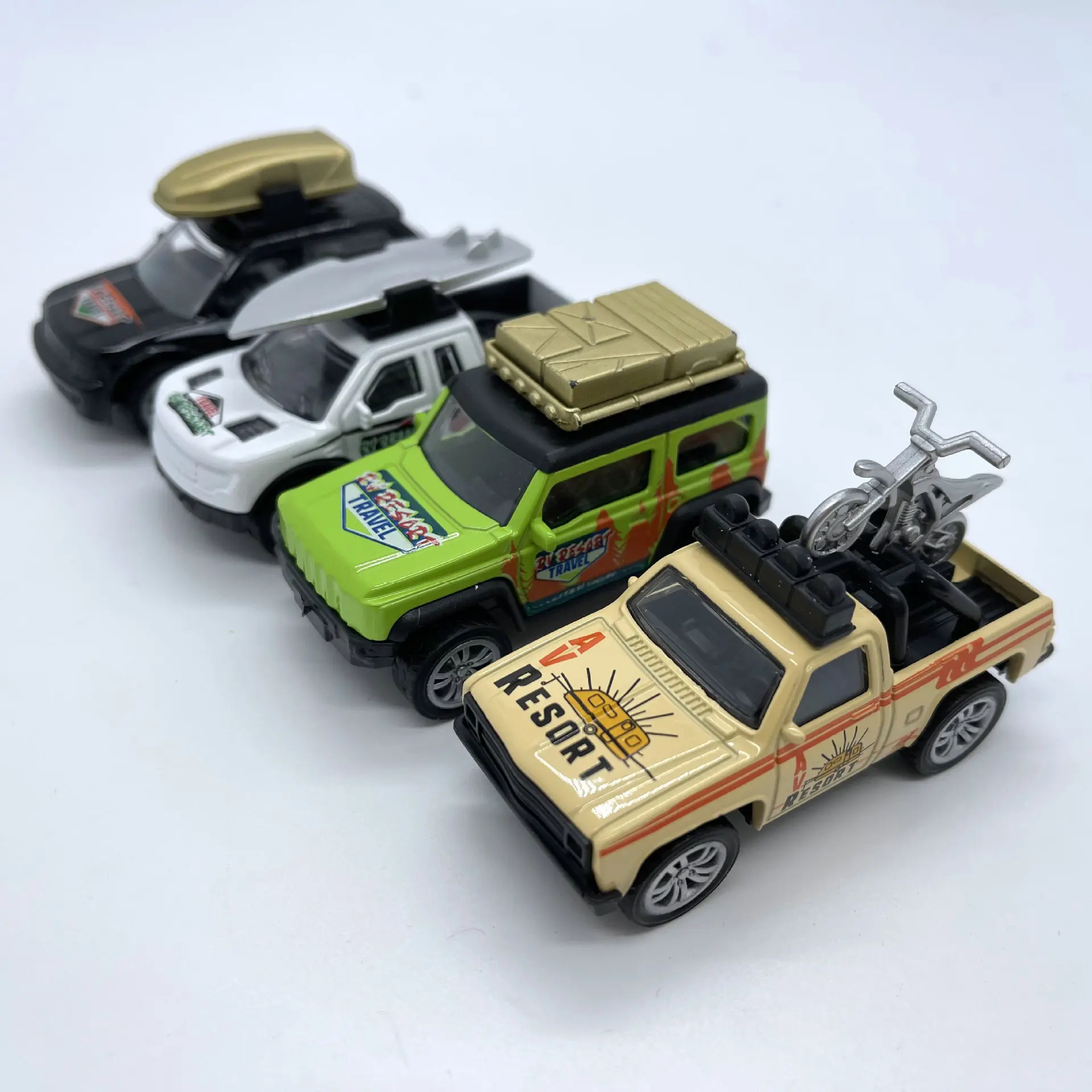 Jouet de voiture de sport SUV en alliage pour enfants, simulation cool, dos côtelé, ornements de bureau, Bumosquito, inertie, cadeaux pour garçons, 1:60