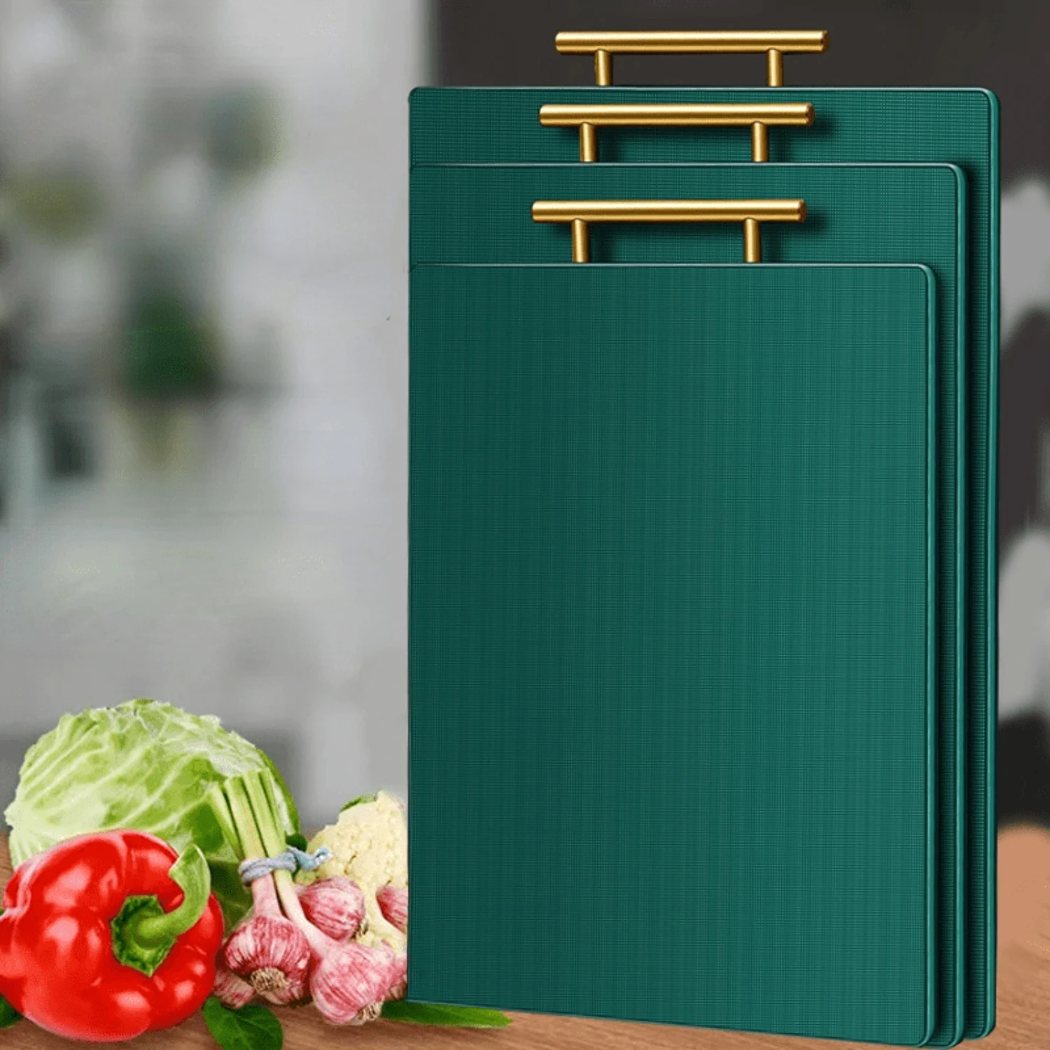 Antibacterial Mildewproof Cutting Board - Perfect for Outdoor BBQ, Kitchen, Fruit, Vegetable & Meat Cutting! Nifes Pizza tower