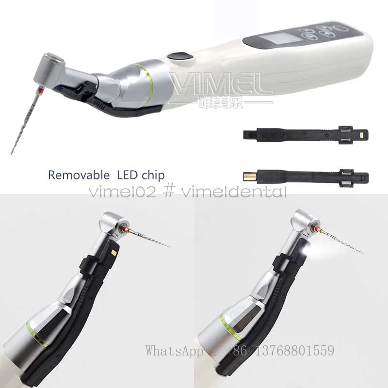 Reciprocating Wireless LED Light Den Tal Endo Motors 6 Working Mode With 16:1 Contra Angle Handpiece Endodontic Tools