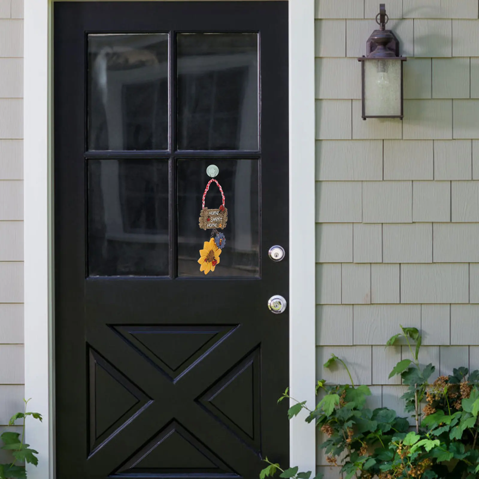 

2Pcs Resin Sunflower Door Hanging Rustic Home Pendant Decoration for Store Hotel Housewarming Gift Door Hangings