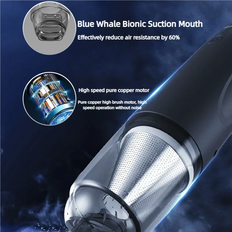 Xiaomi Youpin Car Vacuum Cleaner Charging High Power Wireless Portable High Suction Dust Mini Dust Auto Vacuum Cleaner Home New