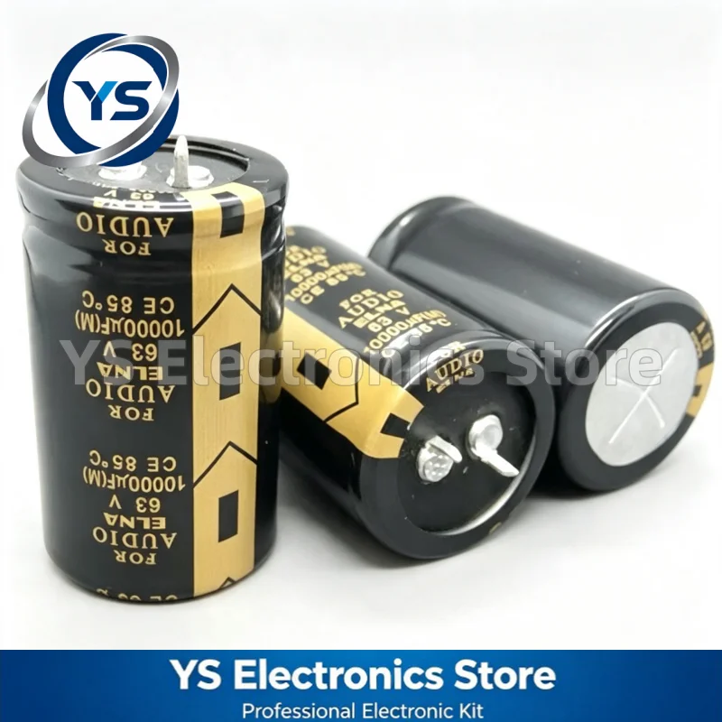 ELNA For Audio 63V10000UF 30x50mm 10000UF63V 63V 10000UF LAO Hifi Filter Amplifier Capacitor Original LAO-63V103MS47PX#B 20%