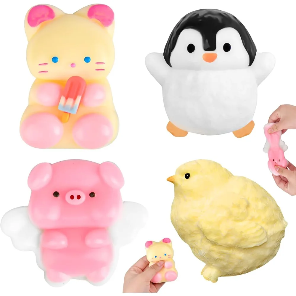 4pcs Taba Squishy Toys, Squishy Fidget Toys