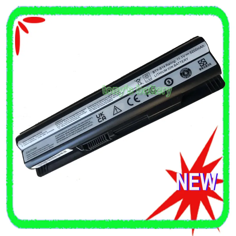 Laptop Battery For MSI CR41 CR61 CX41 CR70 CX70 GE620DX GE60 GE70 FX720 FR720 MS-16G1 MS-16G4 MS-16G7 MS-1482 BTY-S14