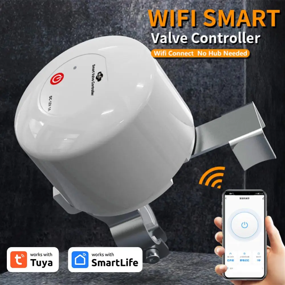 Smart Life App Water Leakage Gas Switch Tuya Smart Smart Wireless Control Wifi Valve Controller Smart Life App Control