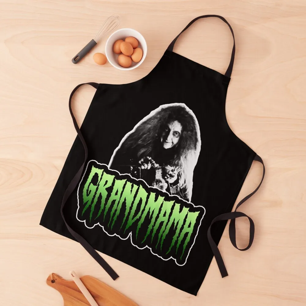 

Grandmama Addams Family Name Design Digital Art Apron New year's kitchen gadgets Apron