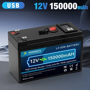 Batería de litio de alta calidad de 12V 150AH con BMS incorporado adecuado para almacenamiento doméstico RV Sistema de energía solar Sistema de energía solar Marina 8 Mejor sistema solar de batería de ventas - №6