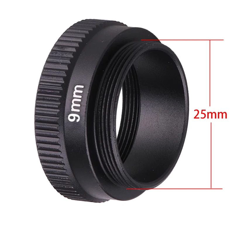 Microscope Lens Matte Metal C-CS Mount Extension Simul-focal Trinocular Adapter Ring 25mm Stereo Industrial Microscope Adapter