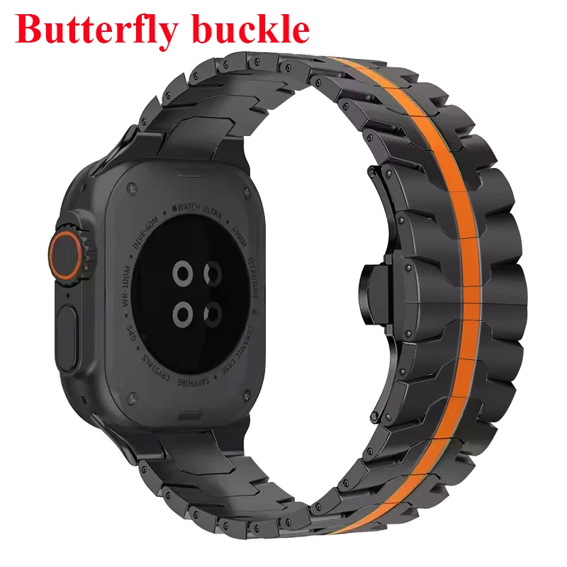 Edelstahlarmband für Apple Watch Series 12 11 10 9 8 SE 3 46mm 45mm 42mm 44mm Metallarmband iWatch Ultra 4/3/2/1 49mm
