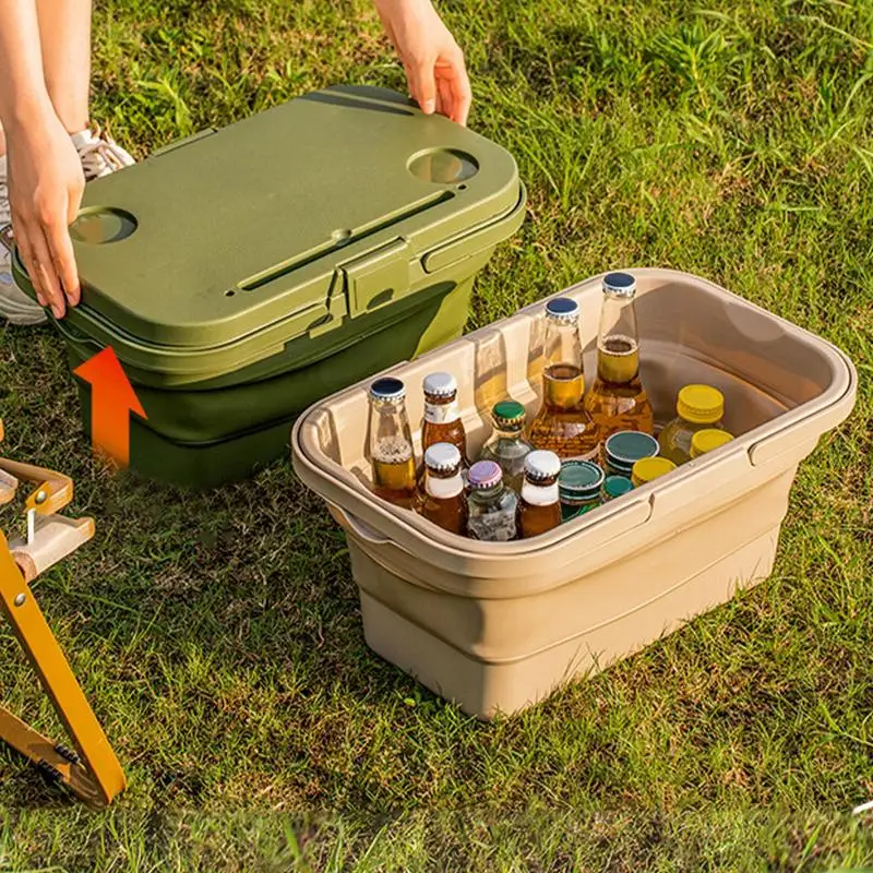 Cestino da picnic pieghevole Cestino da picnic multifunzionale Cestino da picnic anti-perdite Cestino da picnic portatile Tavolo isolato impermeabile