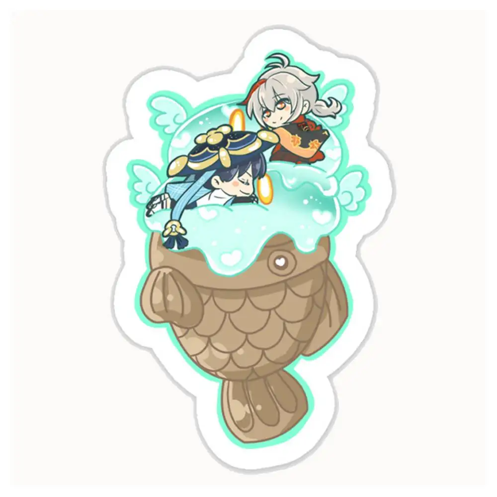 Minty KazuScara Waterproof Stickers For Decorating Car Windows Motorcycles And Computers.