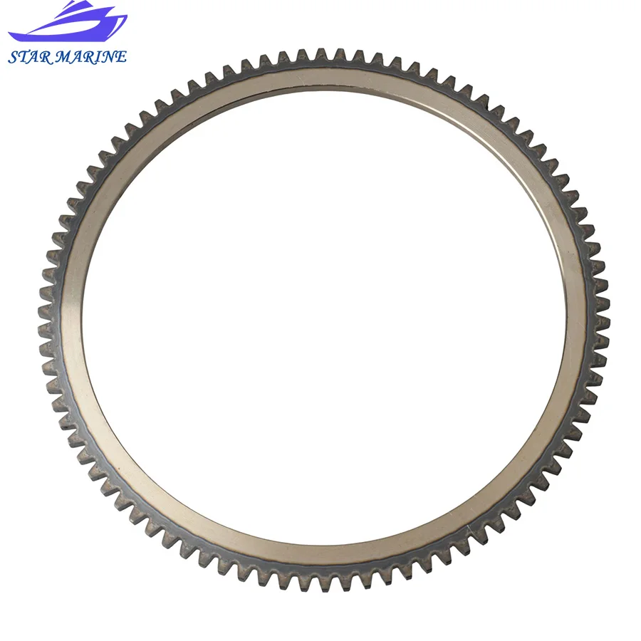 66T-85550-00 Flywheel Crown Gear Ring For YAMAHA E40X Outboard Motor 40HP 2 Stroke Also Fits Parsun 190-225mm