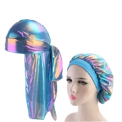 Newly Women's Satin Solid Sleeping Hat Night Sleep Cap Hair Care Bonnet Nightcap For Women Men Unisex Cap Bonnet De Nuit