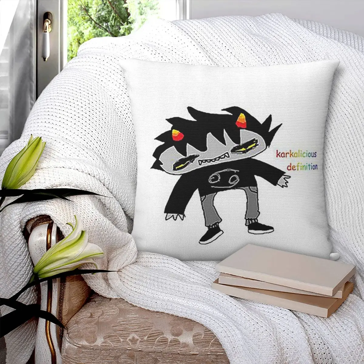 

Karkalicious Square Pillowcase Pillow Cover Polyester Cushion Zip Decorative Comfort Throw Pillow for Home Bedroom