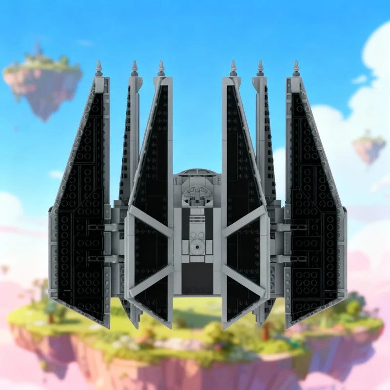 

Набор строительных блоков MOC TIE Defender Star Battle (991 деталь) — Архитектурная модель для сборки, развивающая игрушка, подарок на Рождество и День рождения для детей