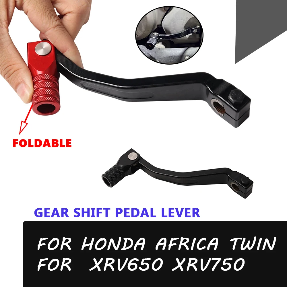 For XRV750 1990 - 2003 Foldable Gear Shifter Shift Pedal Lever For HONDA AFRICA TWIN XRV650 XRV750 XRV 650 XRV 750 Accessories