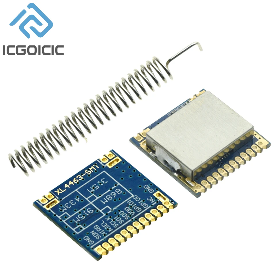 Módulo sem fio SI4463 módulo sem fio 433 módulo 433MSI4463 módulo transceptor SI4432 433MRF