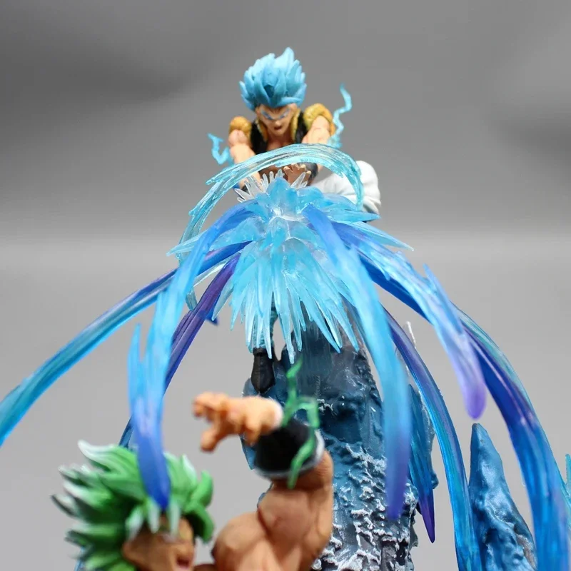 Anime Figure Dragon Ball Broly Vs Gogeta Figure Broly Figure Model Pvc Statue Dolls Collection Toy Decoration Christmas Toy Gift image 6