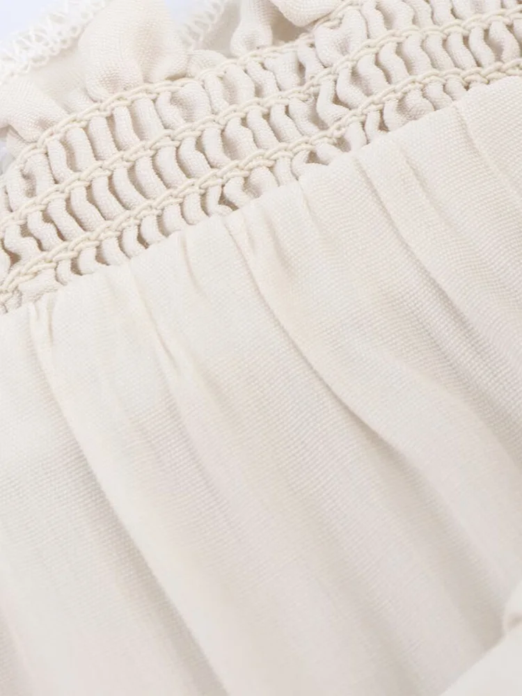 2025 new women's European and American style fashion series layered decoration mid-high waist midi skirt