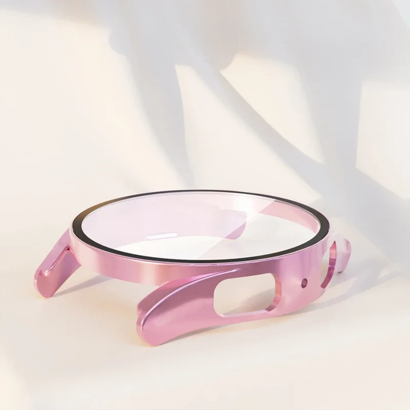 Tempered Glass+PC Case for Samsung Galaxy Watch 7/6/5/4 cover 44mm 40mm Full bumper screen protector Galaxy watch FE Accessories