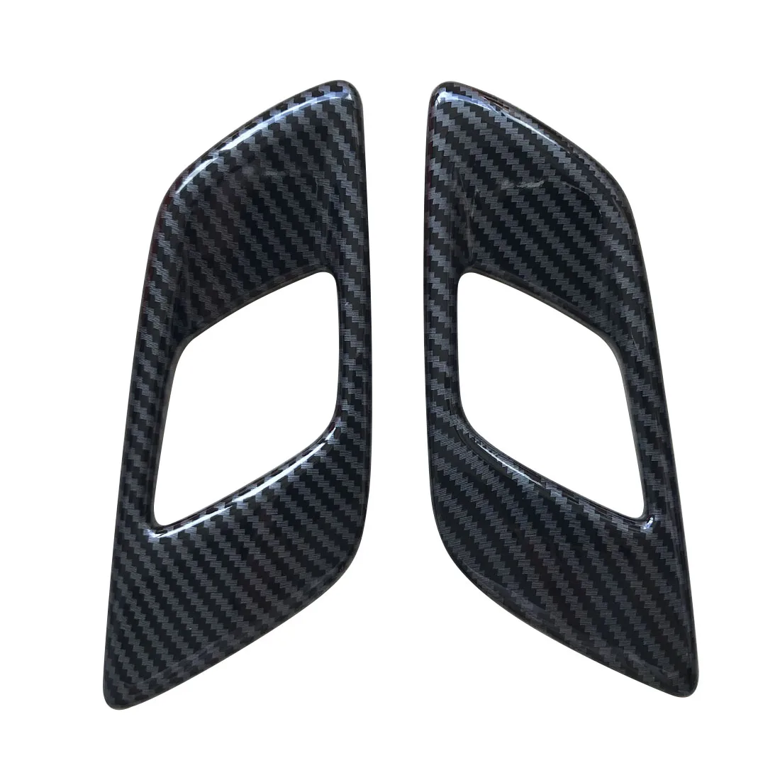 Carbon Fiber Color Door Handle Bowl Decorator Trim Cover Fit for Ford Ranger Everest 2015 2016 2017 2018 2019 2020 2021 2022
